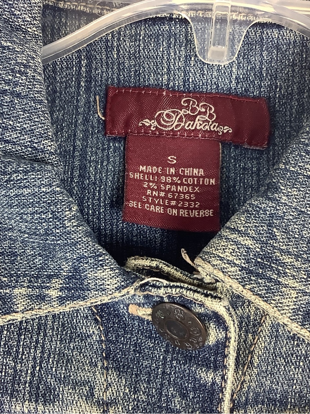 BB Dakota Cropped Denim Jacket - Picture 5 of 5